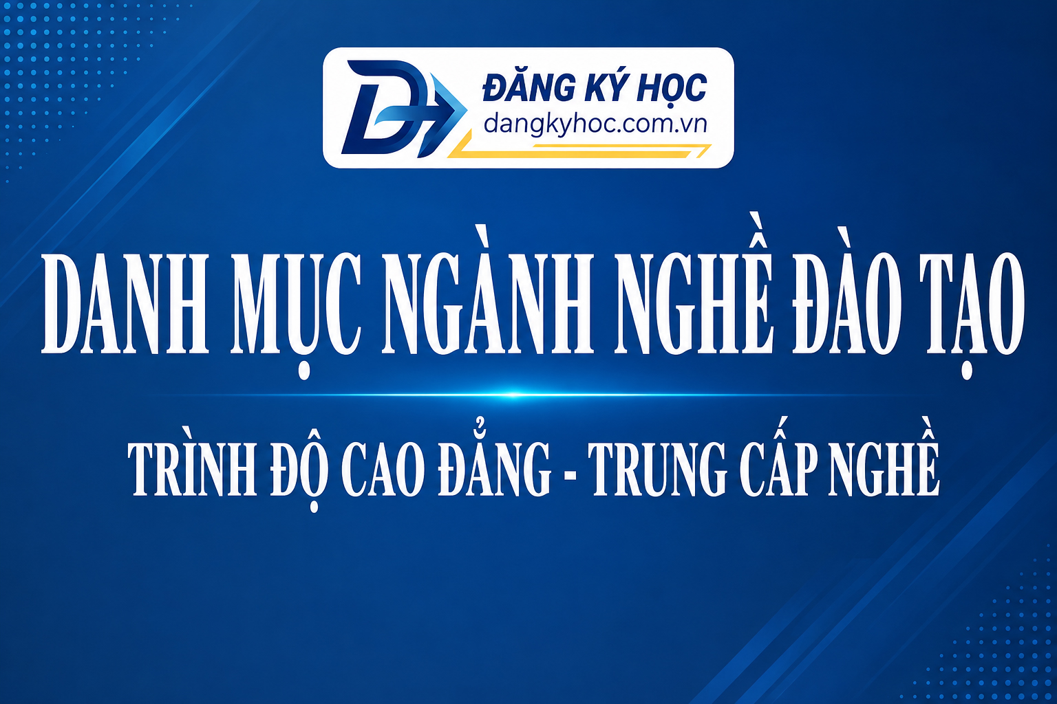 Danh mục nghề đào tạo trình độ Cao đẳng – Trung cấp
